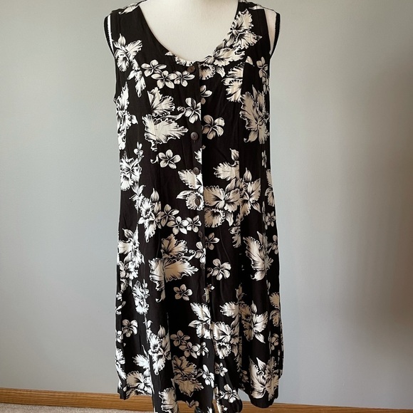 M D Fashion made in Hawaii Dress floral office coverup resort cruise vacation - Picture 16 of 16